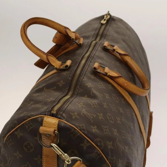 LOUIS VUITTON Monogram Keepall Bandouliere 55 Boston Bag - Picture 6 of 16